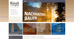 Desktop Screenshot of kuenzli-davos.ch