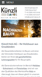Mobile Screenshot of kuenzli-davos.ch
