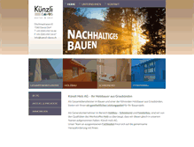 Tablet Screenshot of kuenzli-davos.ch